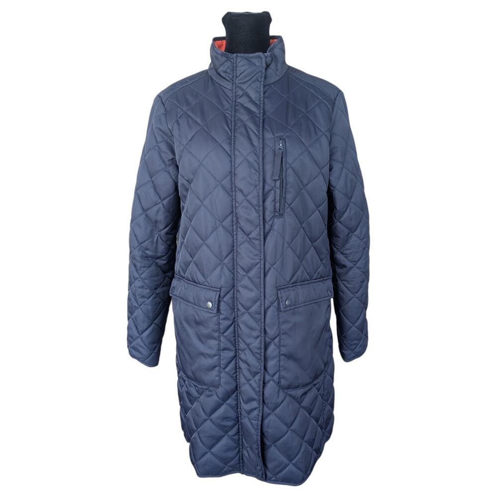 💜L.O.G.G. Navy Diamond Quilted Jacket